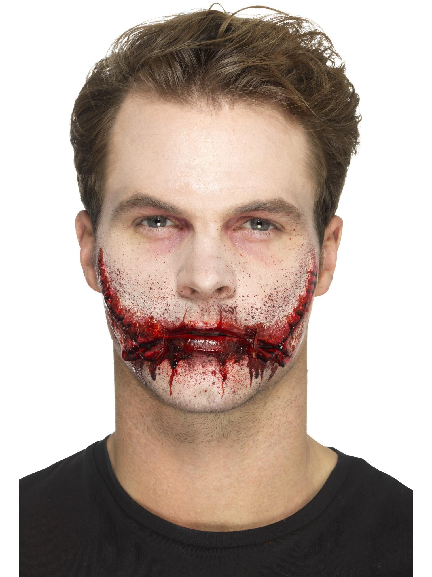 Smiffys Latex Stitched Smile Prosthetic - 46797