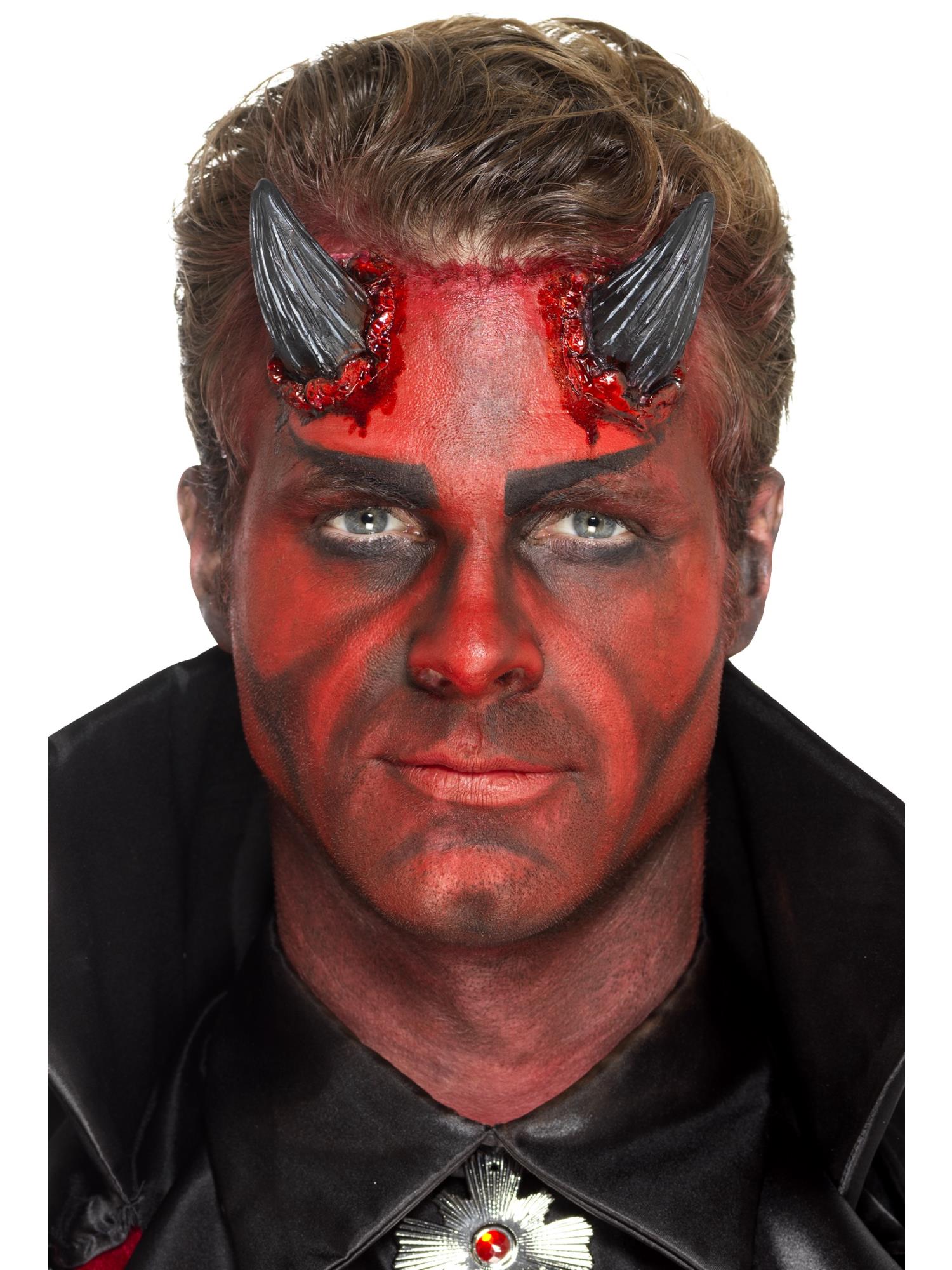 Smiffys Latex Realistic Devil Horn Prosthetics - 46801
