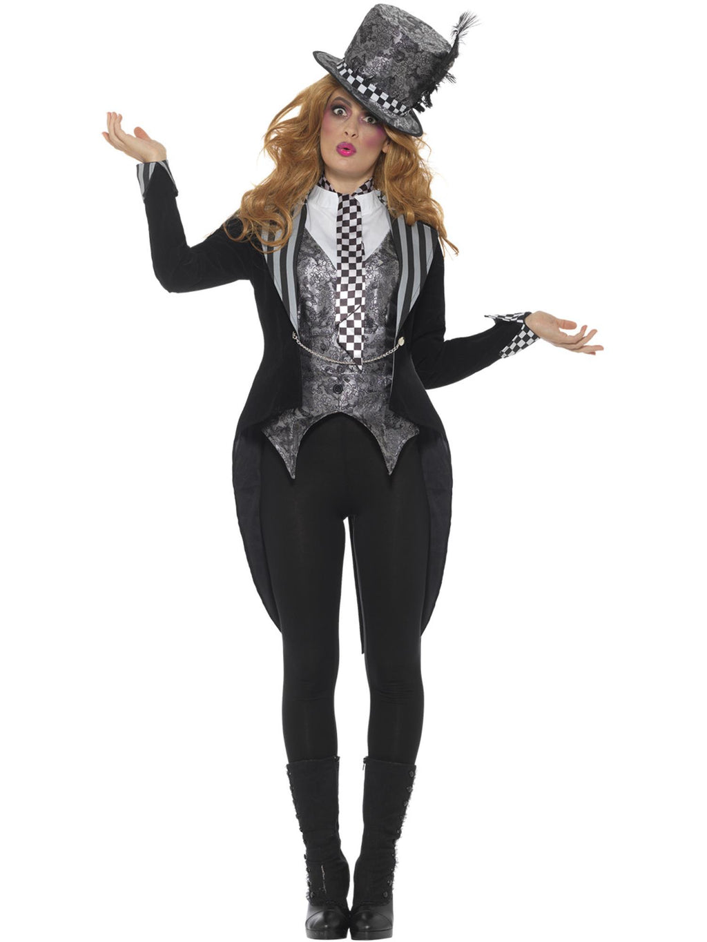 Deluxe Dark Miss Hatter Costume