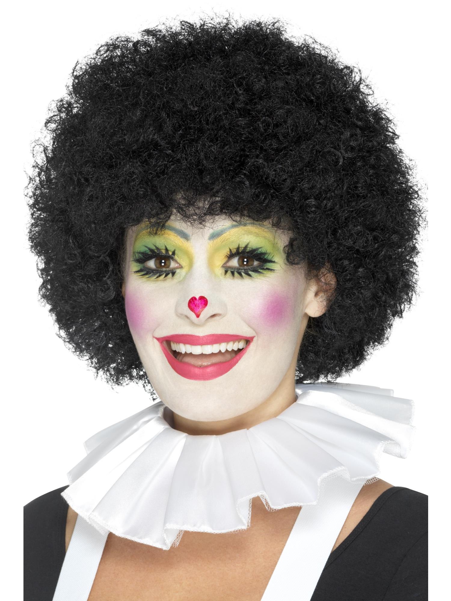 Smiffys Clown Neck Ruffle, White - 47007