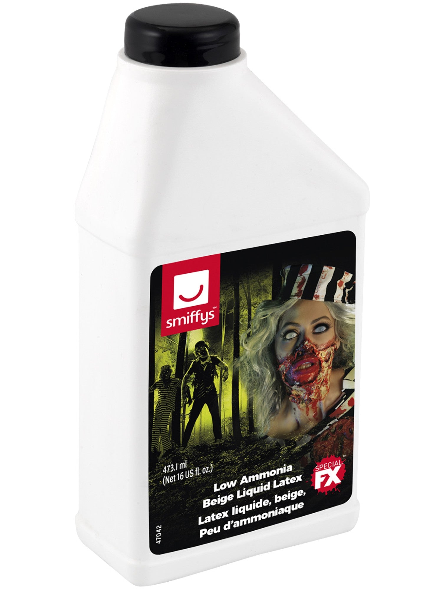 Smiffys Zombie Liquid Latex, Flesh, 473.17ml/16 US fl.oz - 47042
