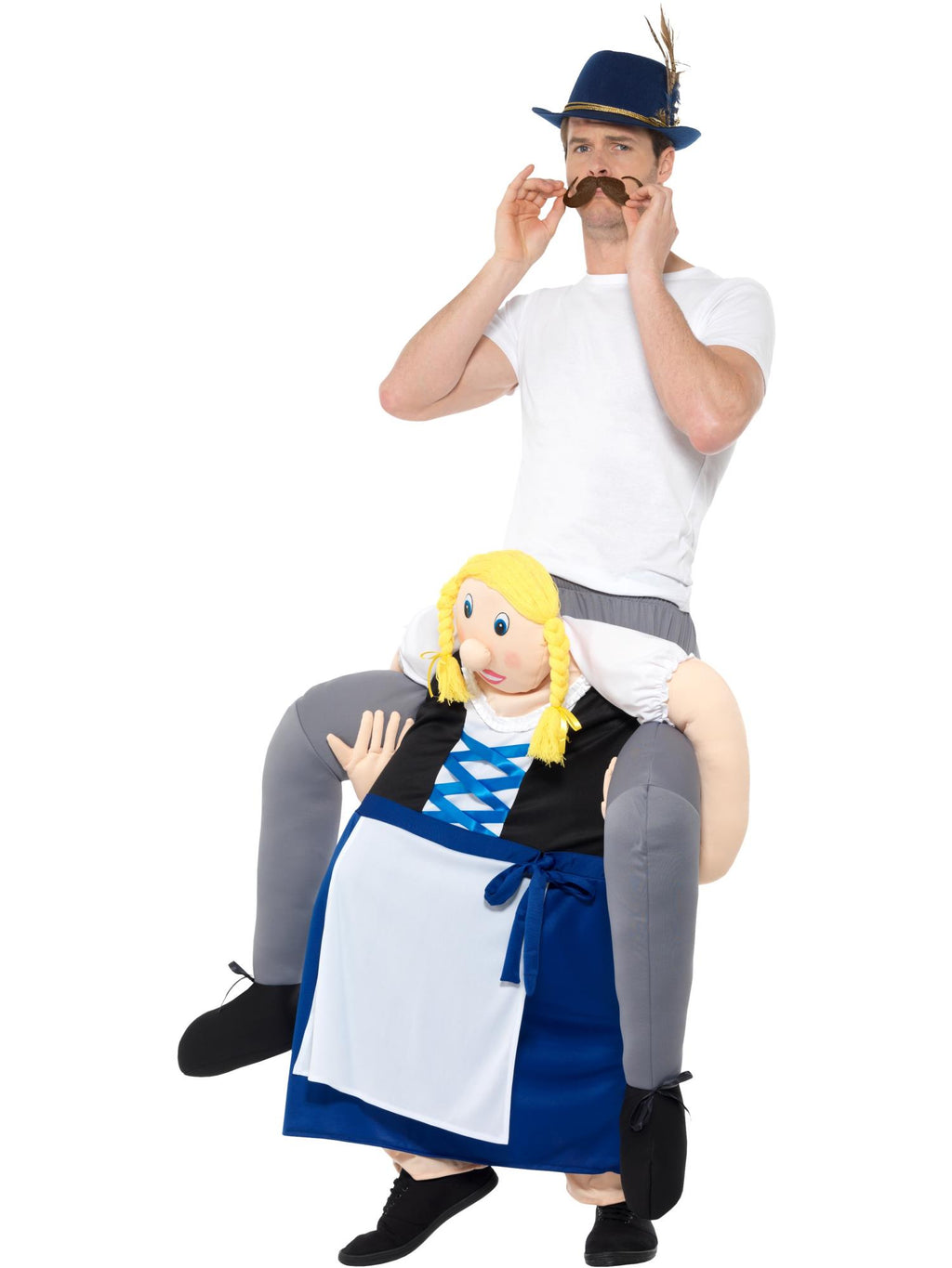 Piggyback Bavarian Beer Maiden Costume
