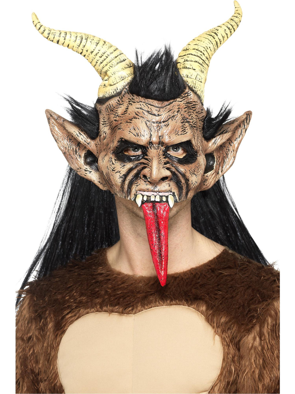 Smiffys Beast Krampus Demon Mask - 47074