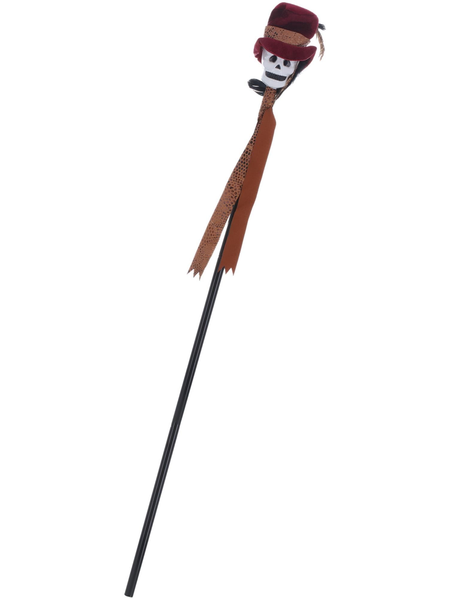 Voodoo Cane with Skull