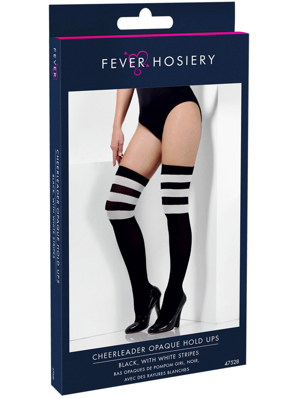 Smiffys Cheerleader Opaque Hold Ups - 47528