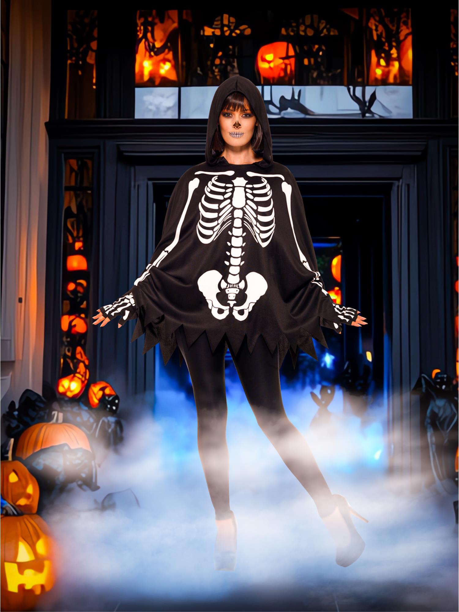 Smiffys Skeleton Kit, Unisex - 47600