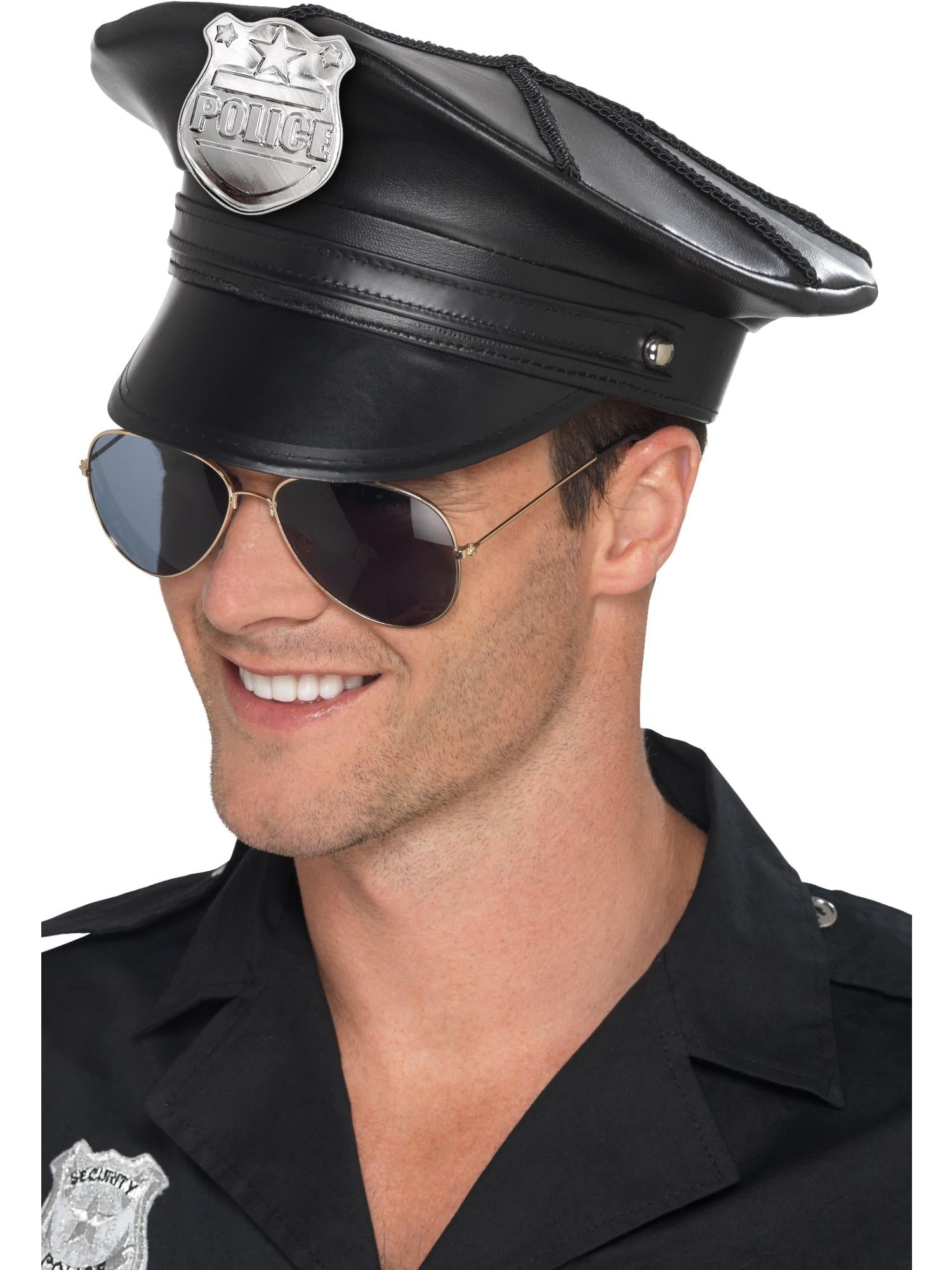 Smiffys Deluxe Police Hat - 48043