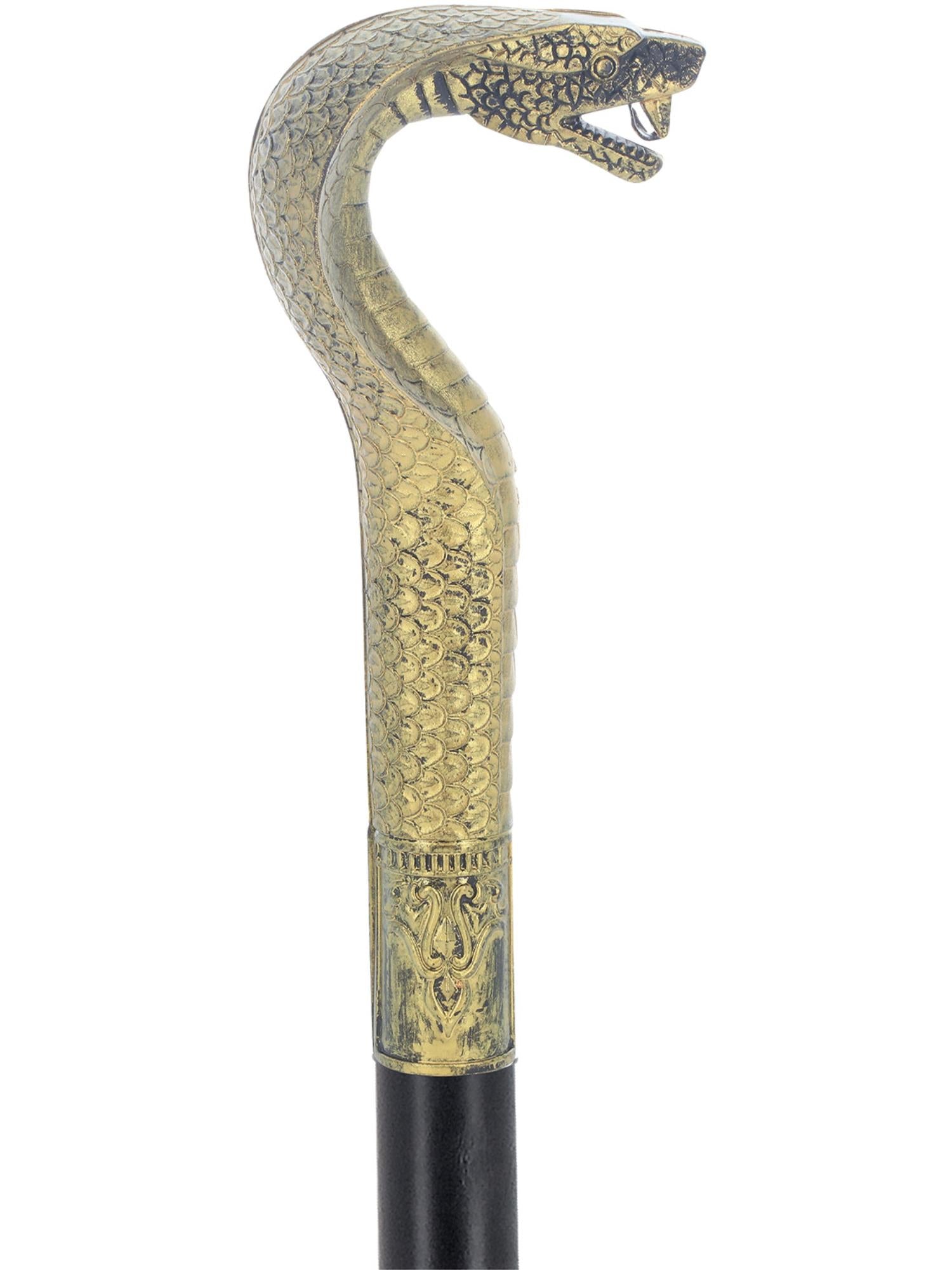 Smiffys Voodoo Walking Stick Cane, with Snake - 48167