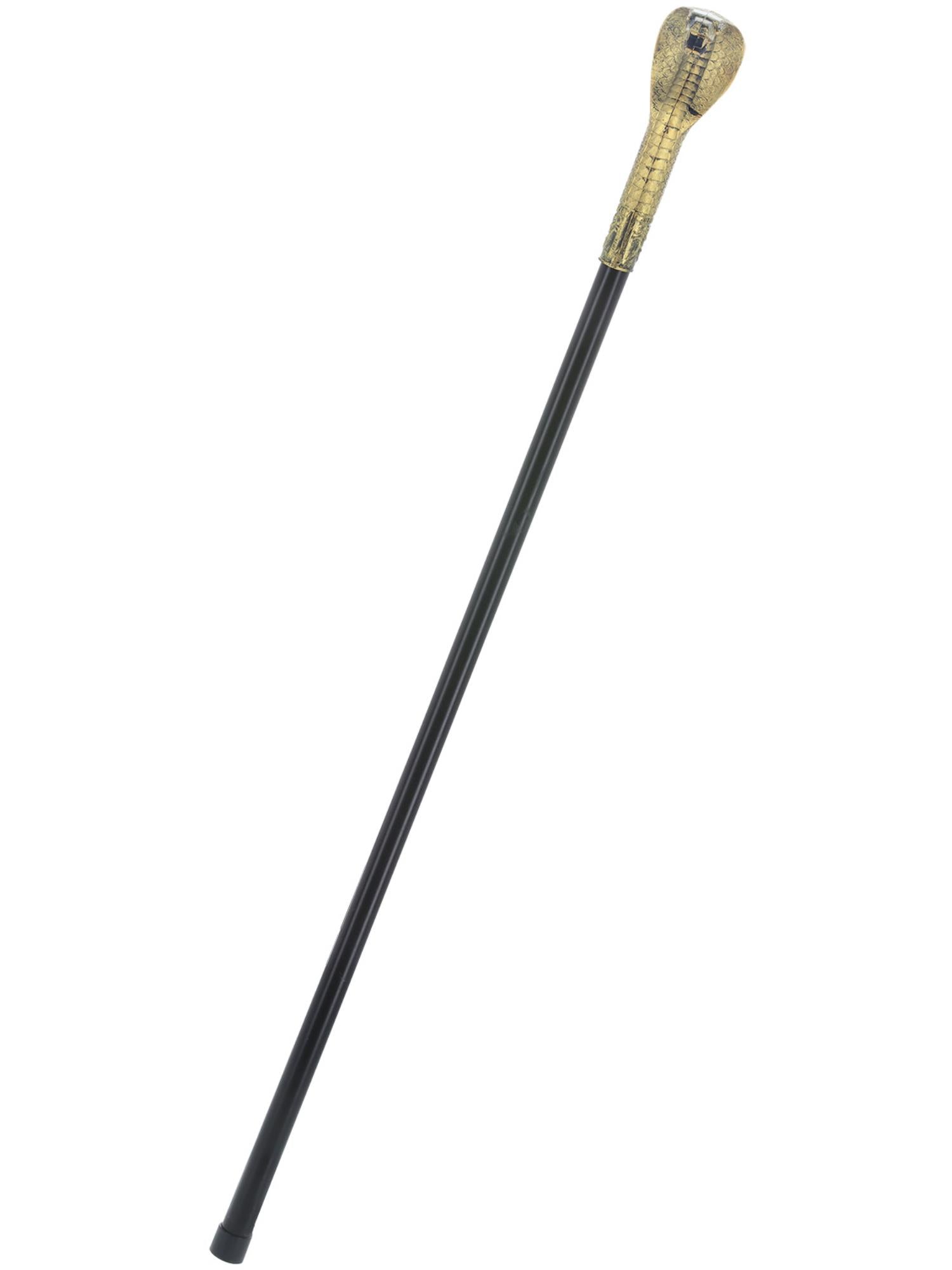 Smiffys Voodoo Walking Stick Cane, with Snake - 48167