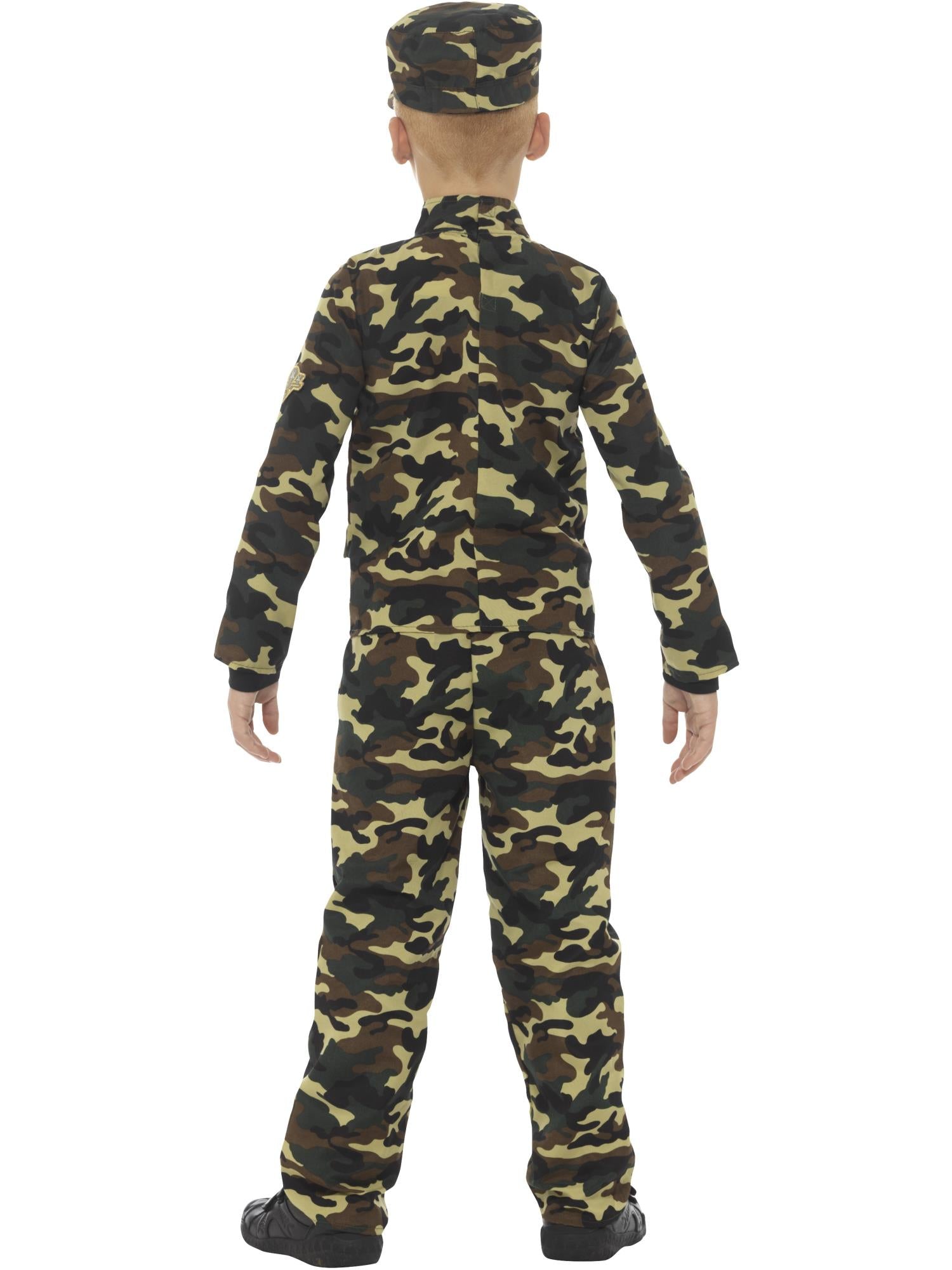 Smiffys Camouflage Military Boy Costume - 48209
