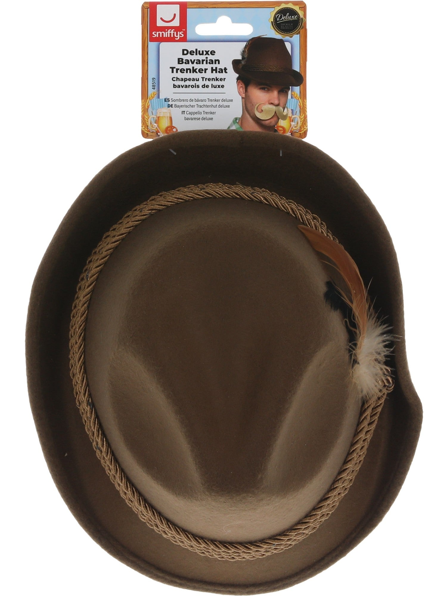 Deluxe Bavarian Trenker Hat, Brown