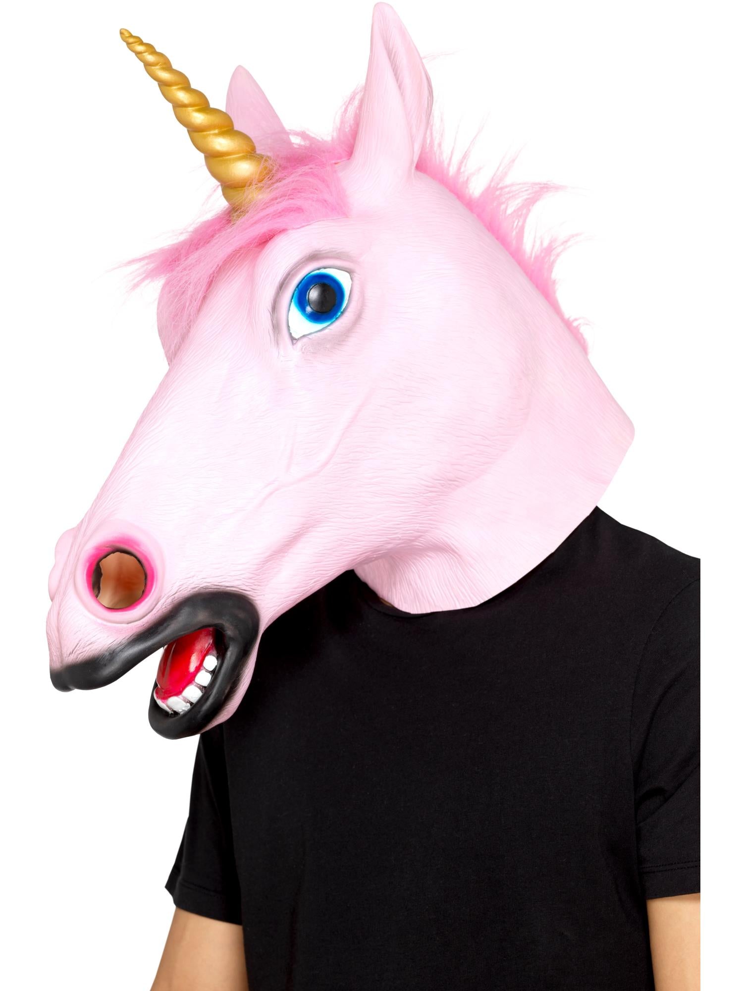 Smiffys Unicorn Latex Mask - 48874