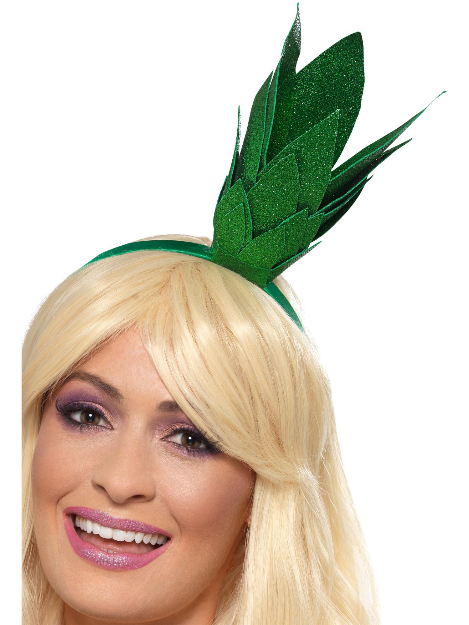 Smiffys Pineapple Stalk Glitter Headband - 48878