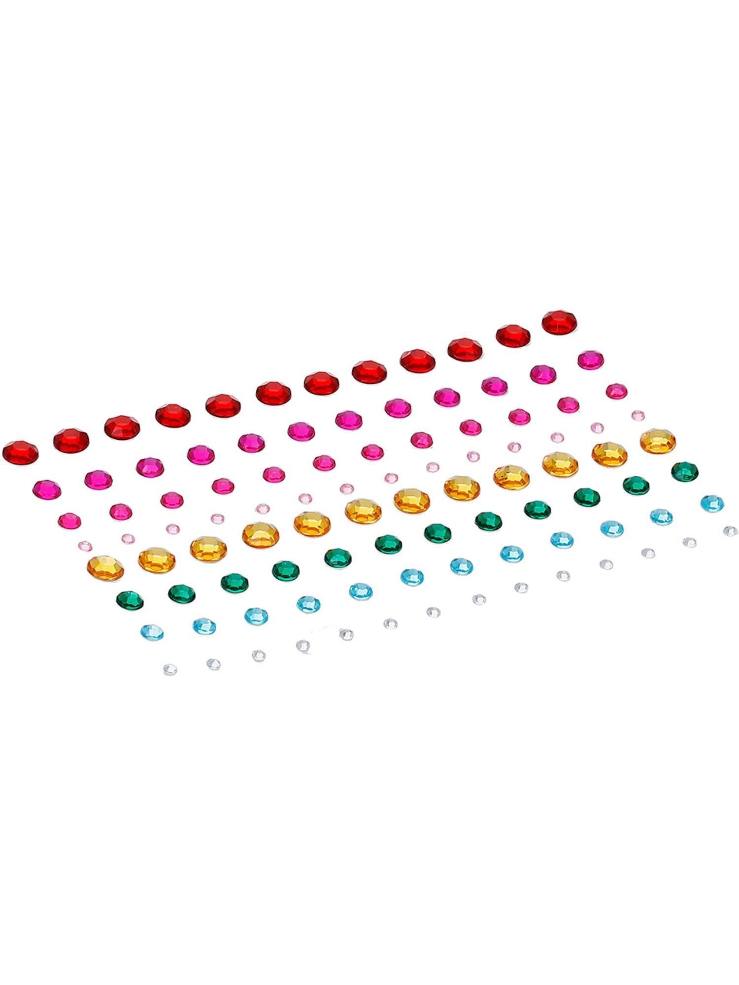 Rainbow Jewel Face Gems
