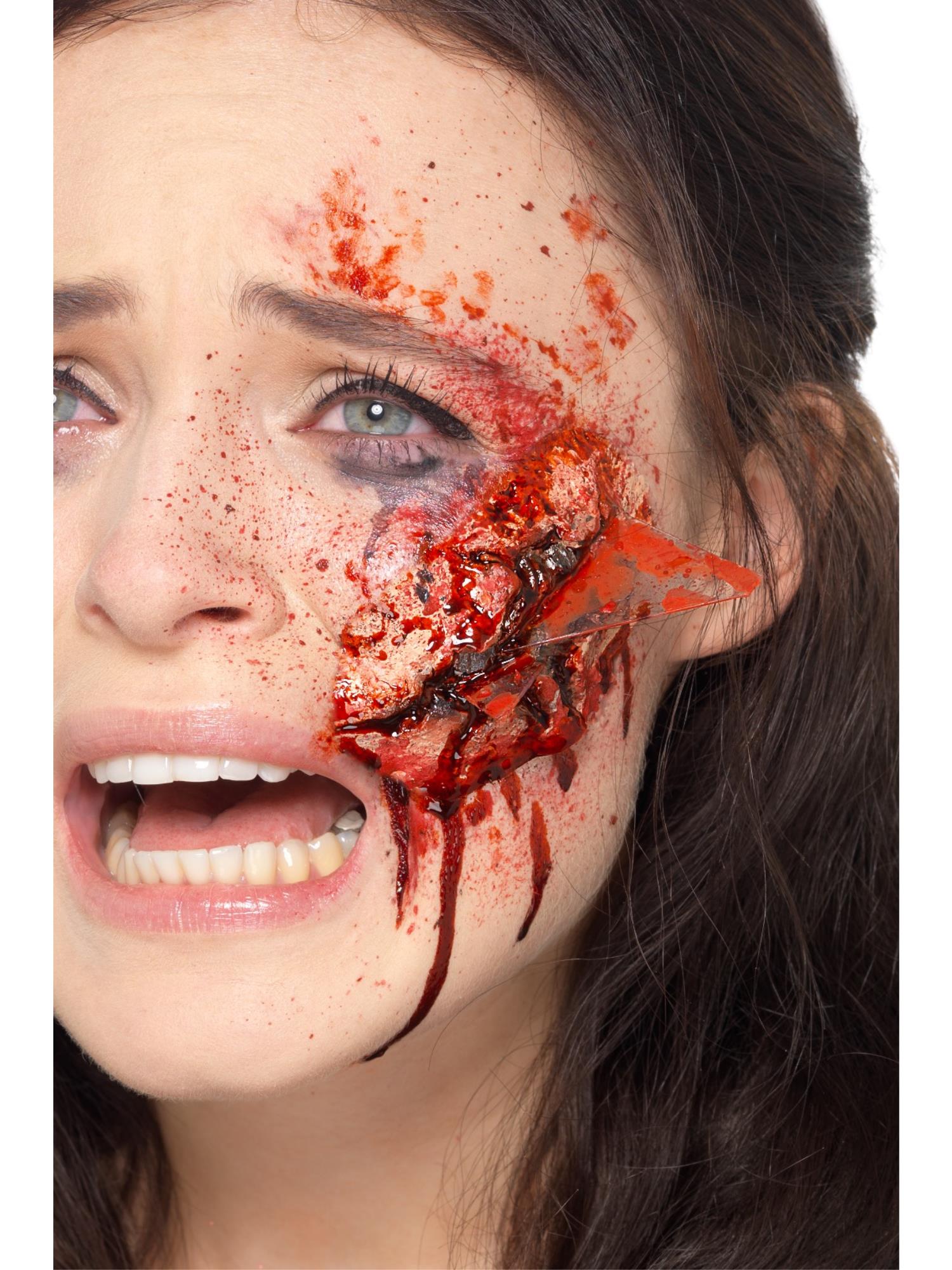 Smiffys Latex Glass Wound Prosthetic - 49095