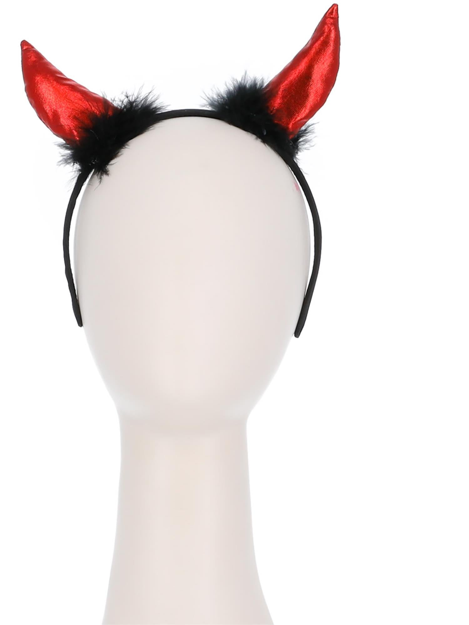 Metallic Devil Horn Headband