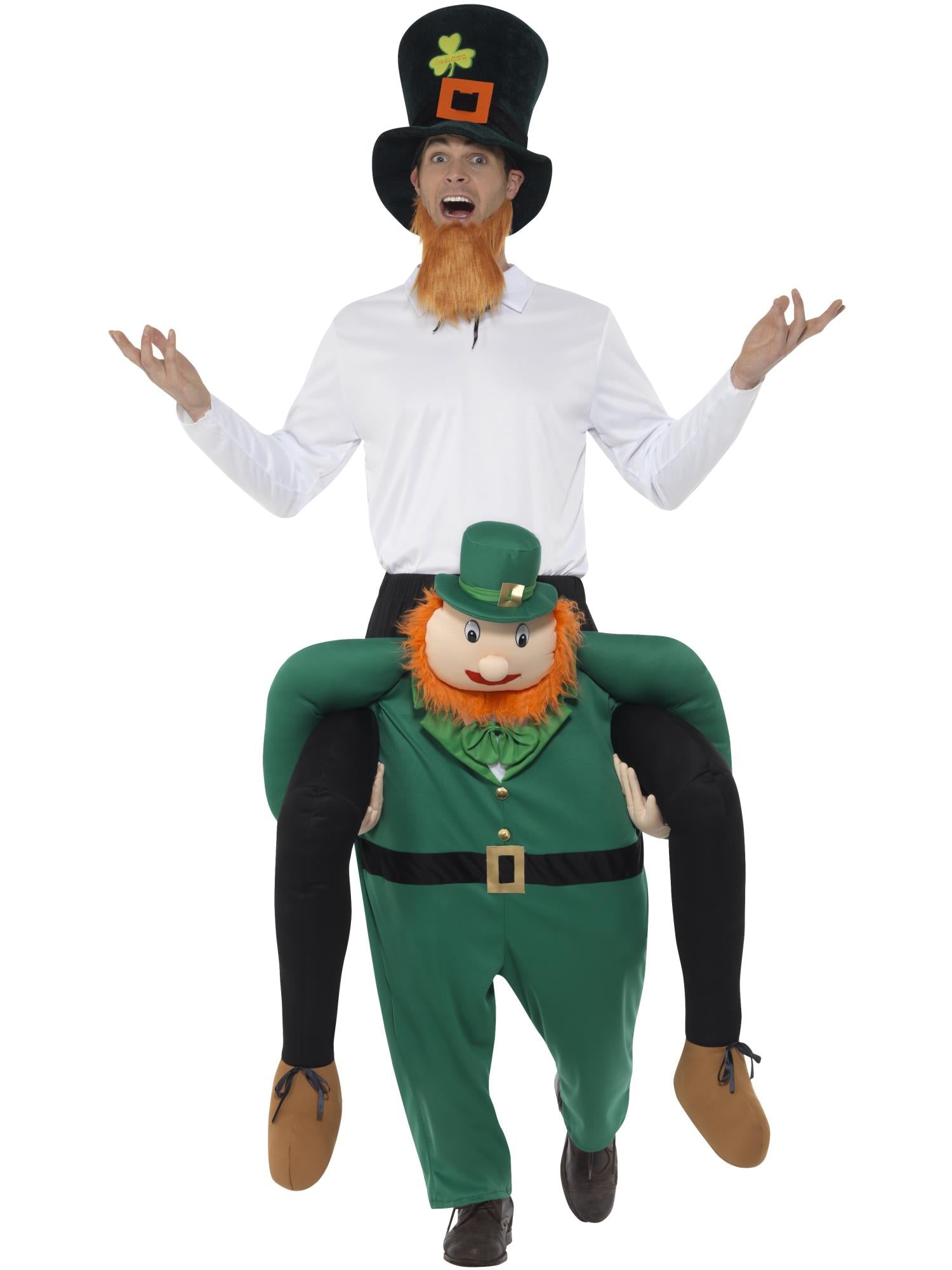 Smiffys Piggyback Paddy's Leprechaun Costume - 49670