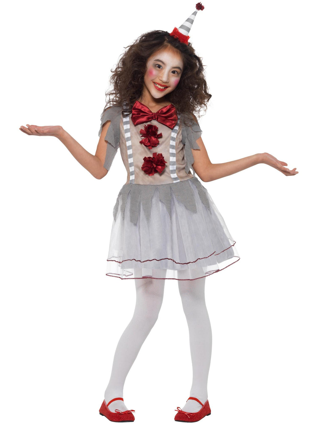 Vintage Clown Girl Costume - S