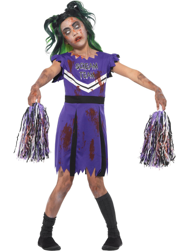 Smiffys Dark Cheerleader Child Girl's Costume - 49832