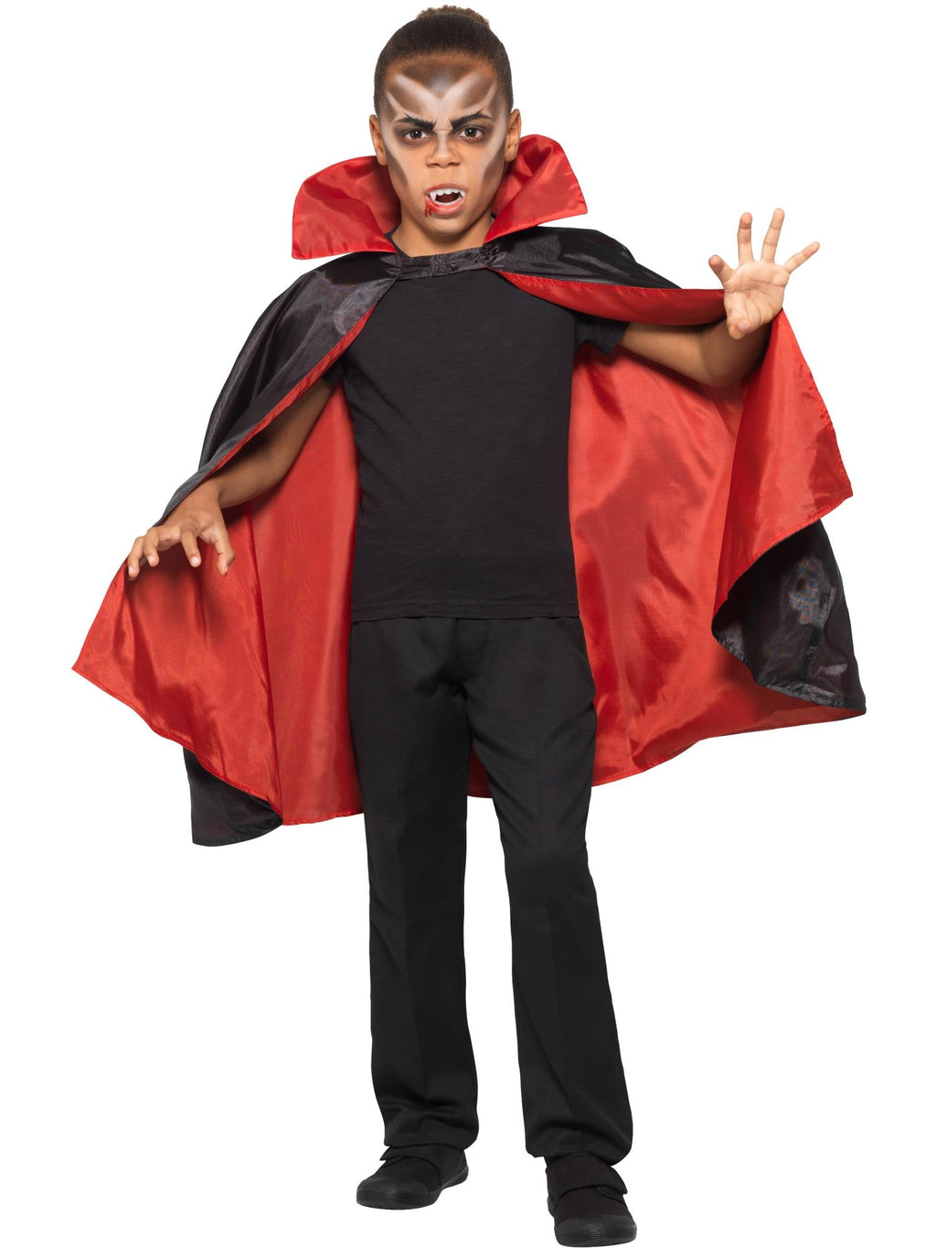 Smiffys Reversible Vampire Cape, Kids - 49843