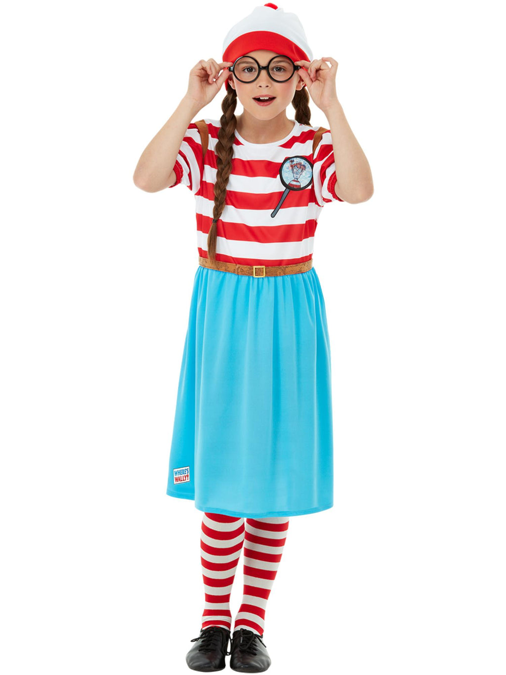 Where's Wally Wenda Child Deluxe Costume