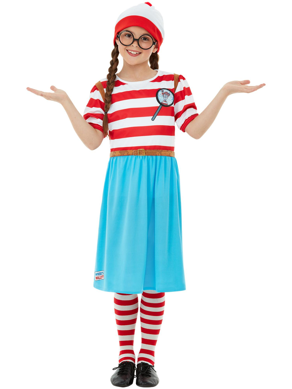 Where's Wally Wenda Child Deluxe Costume