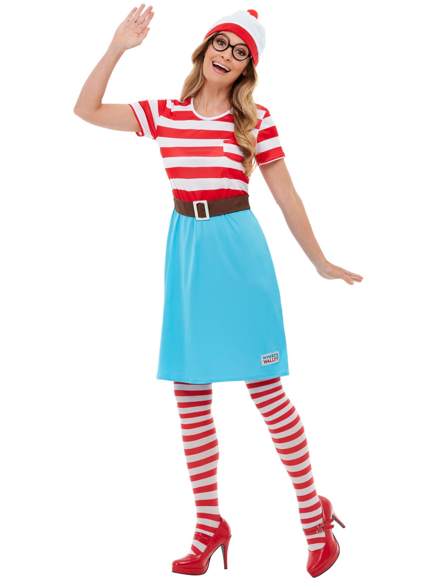 Where's Wally? Wenda Costume, Red & White