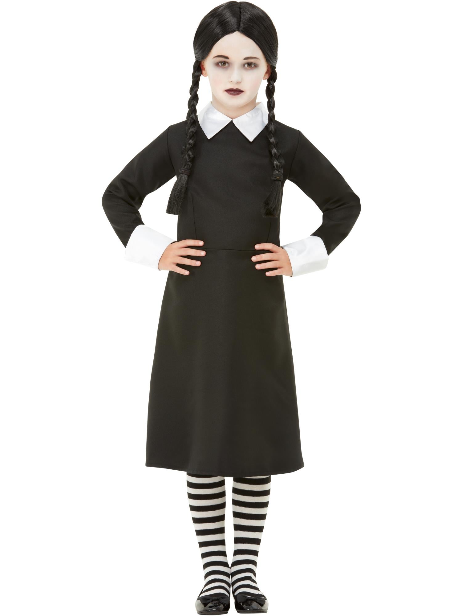 Gothic School Girl Costume, Black