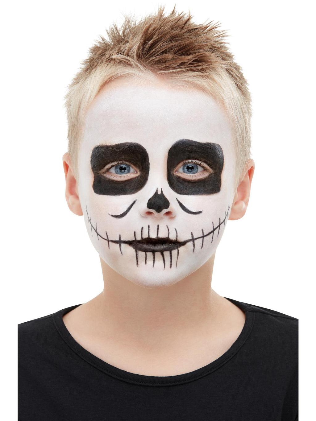 Smiffys Smiffys Make-Up FX, Kids Skeleton Kit, Aqua - 50908