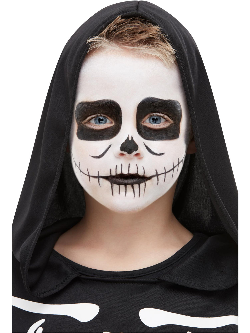 Smiffys Smiffys Make-Up FX, Kids Skeleton Kit, Aqua - 50908