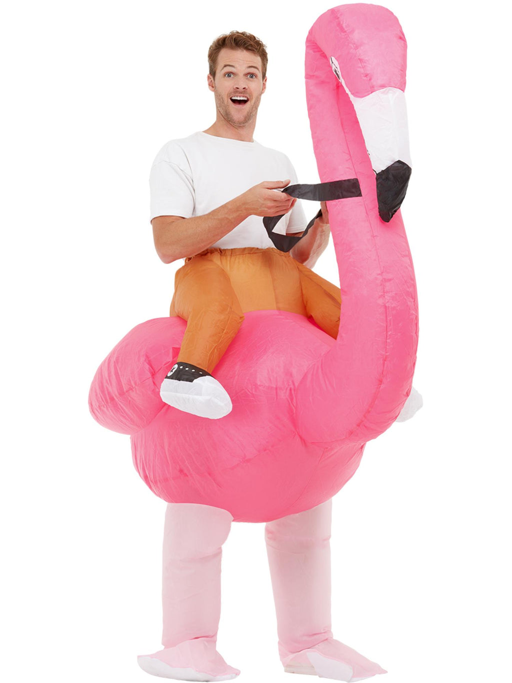 Inflatable Ride Em Flamingo Costume