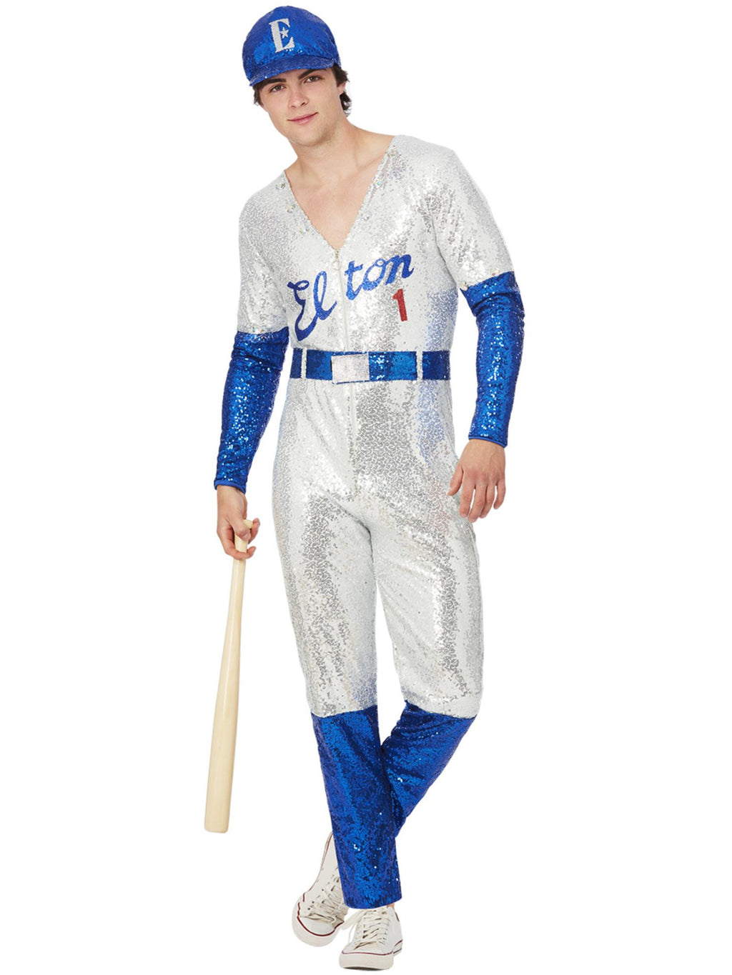 Elton John Deluxe Sequin Baseball Costume