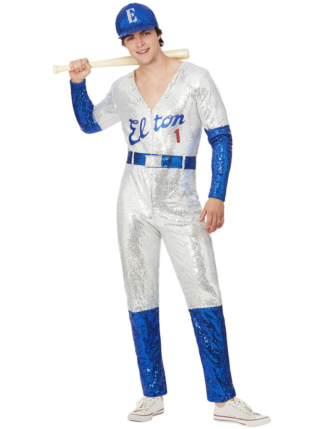 Elton John Deluxe Sequin Baseball Costume