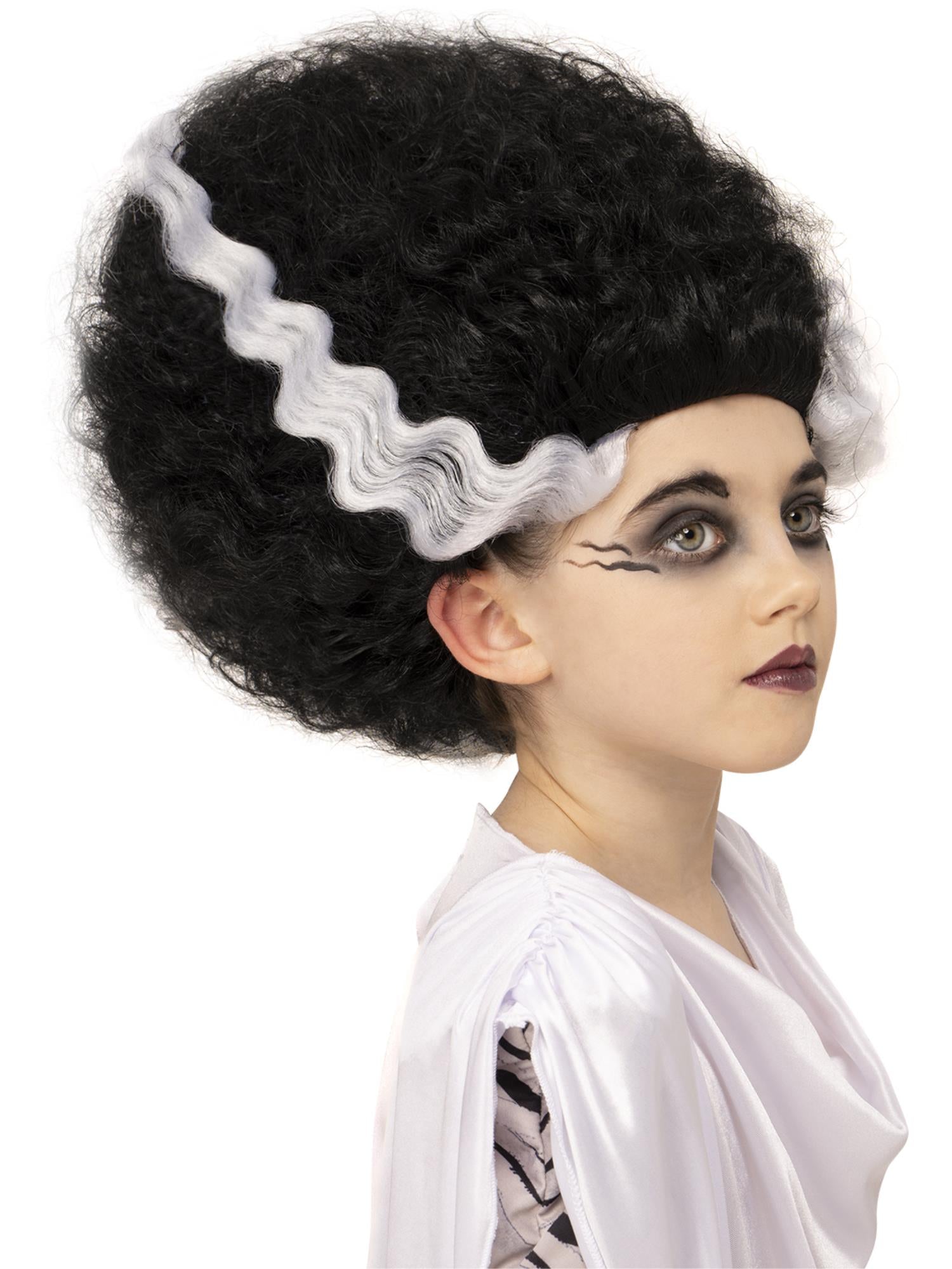 Universal Monsters Bride of Frankenstein Wig, Kids