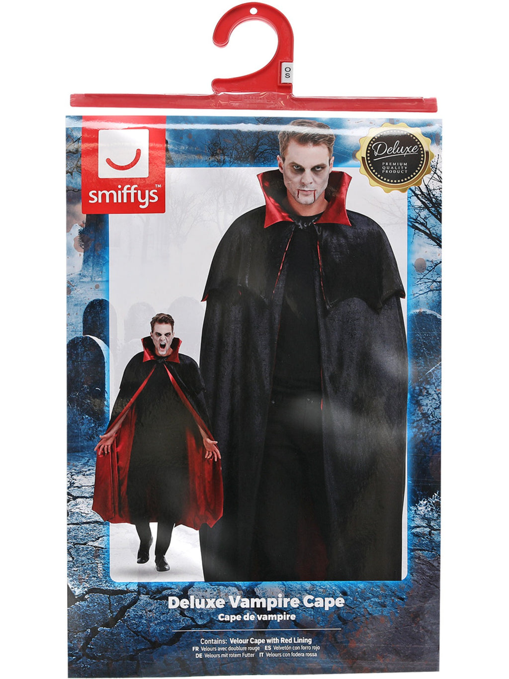 Smiffys Deluxe Vampire Cape - 51911