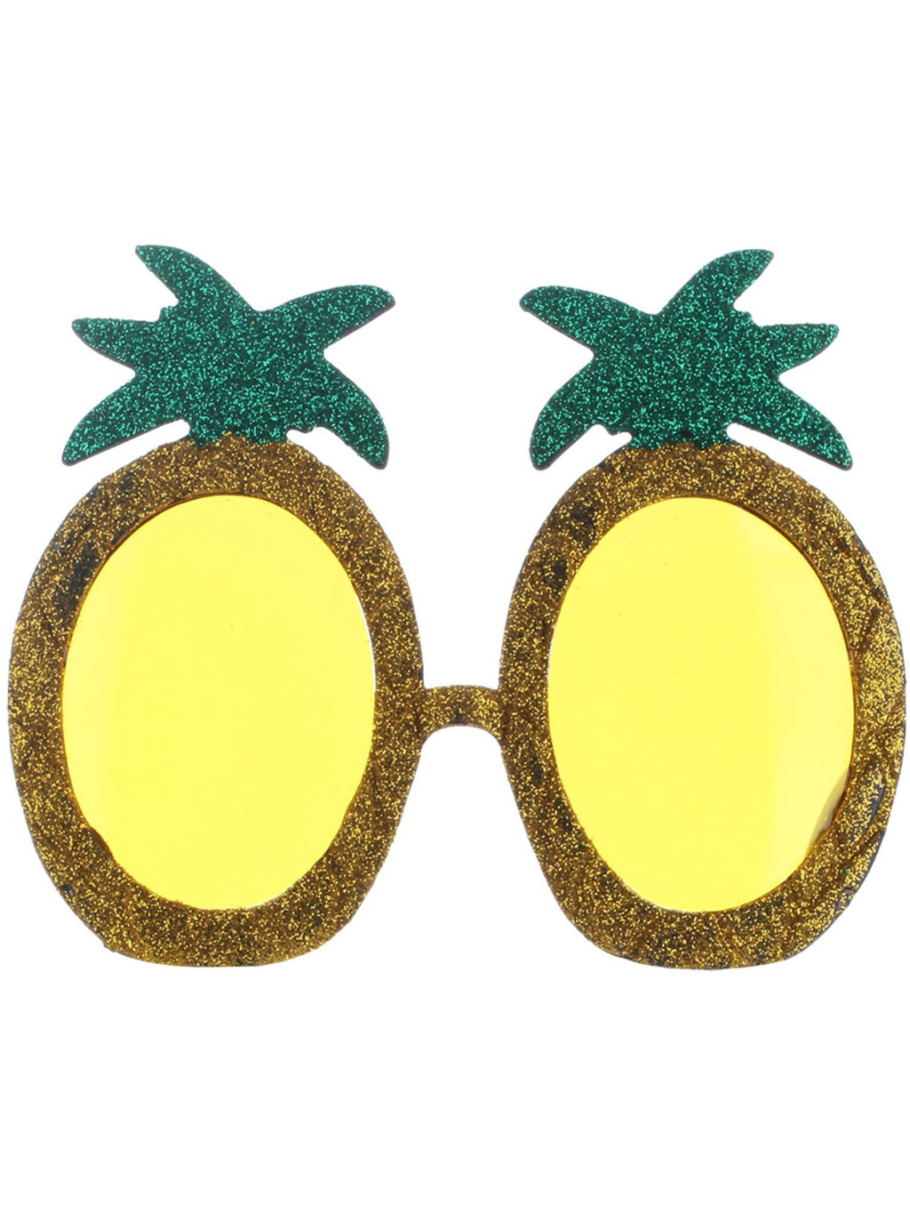 Smiffys Tropical Pineapple Glitter Glasses - 52032