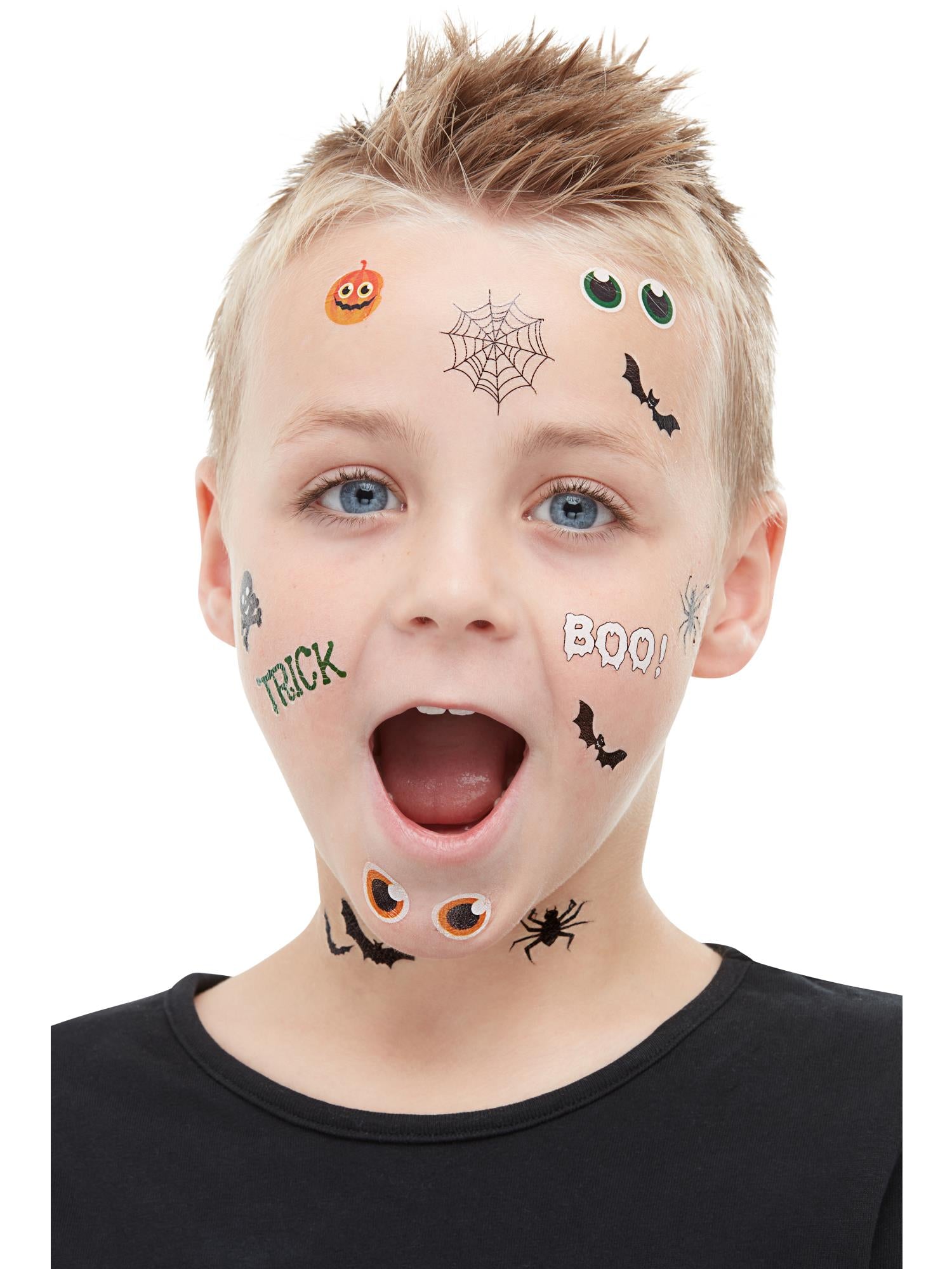 Smiffys Trick or Treat Halloween Tattoos - 52061