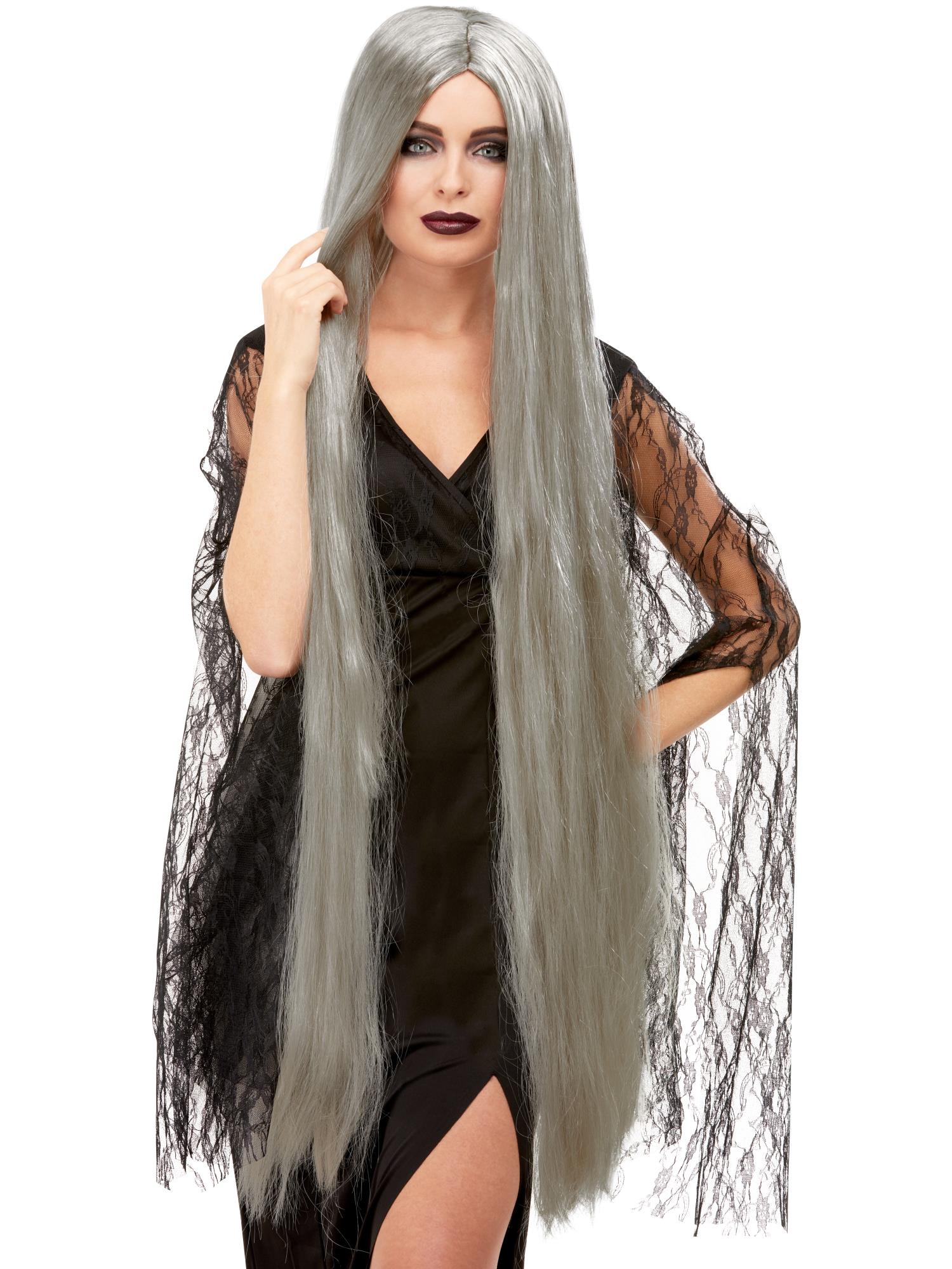 Witch Wig Extra Long, Black