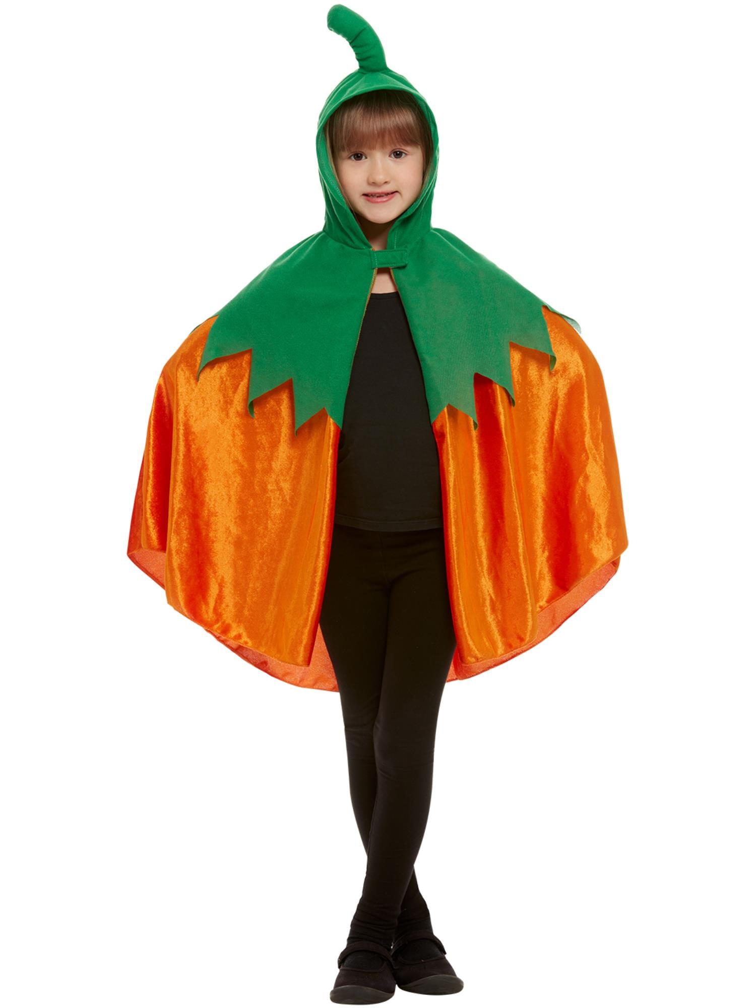 Pumpkin Hooded Cape