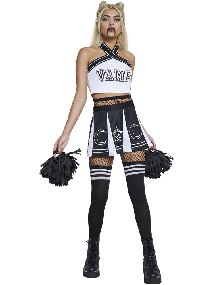 Smiffys Fever Vamp Cheerleader Costume - 52189