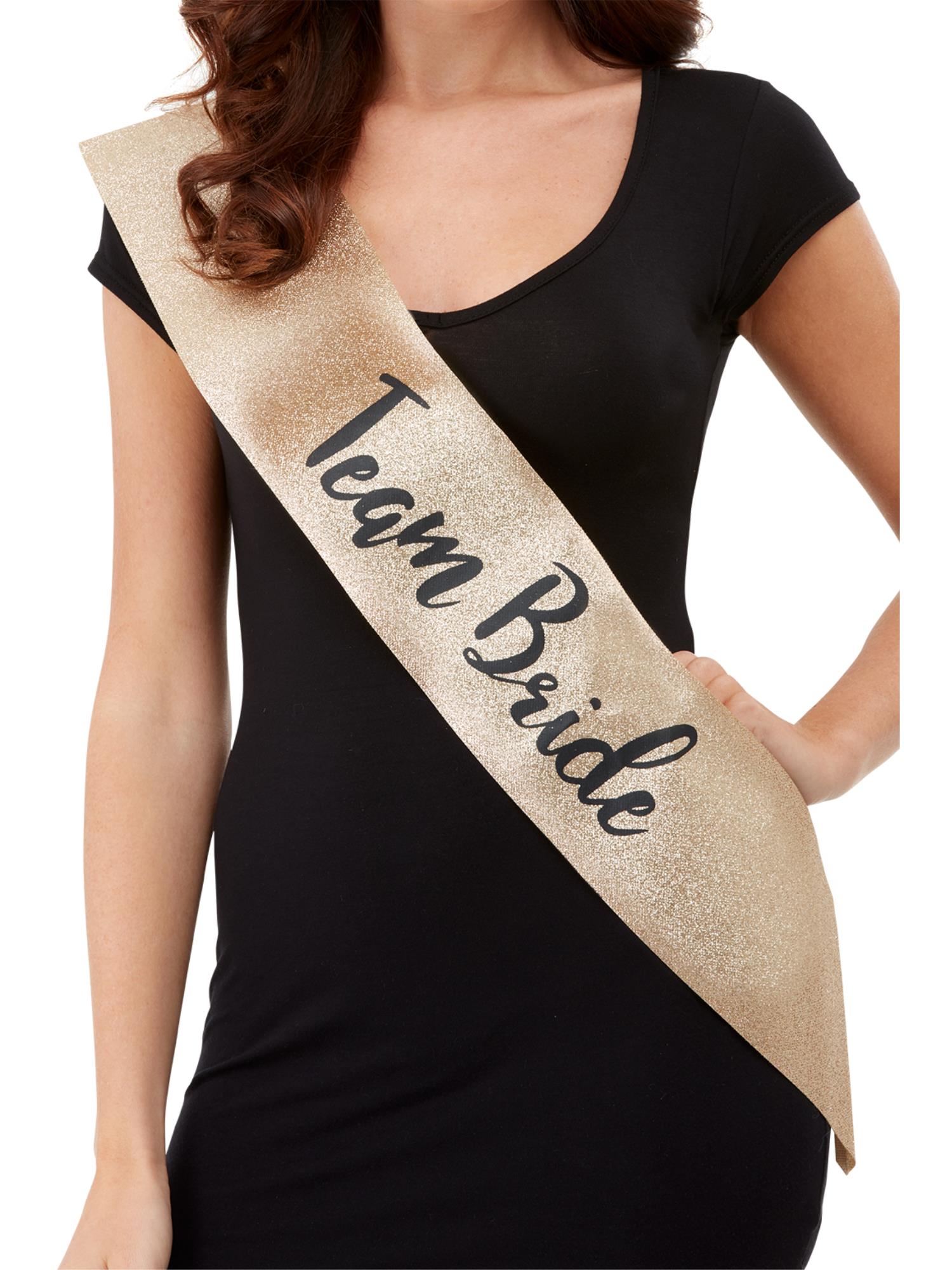 Deluxe Glitter Team Bride Sash