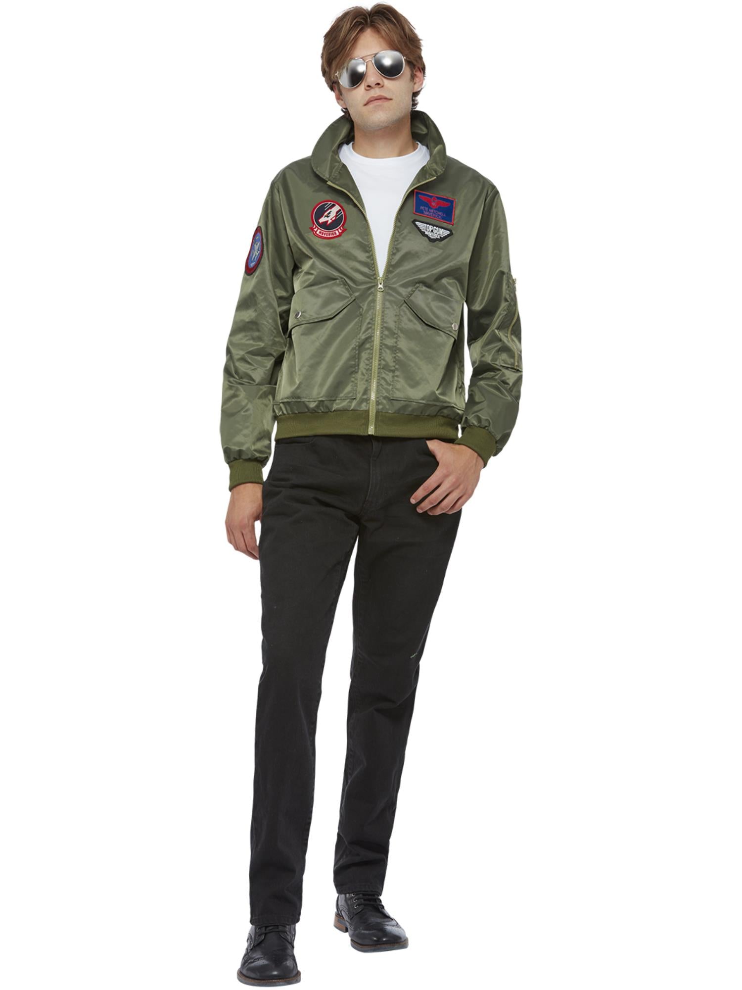 Top Gun Maverick Bomber Jacket, Green