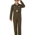 Top Gun Maverick Child's Aviator Costume, Green