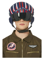 Top Gun Maverick Helmet, Blue and Red