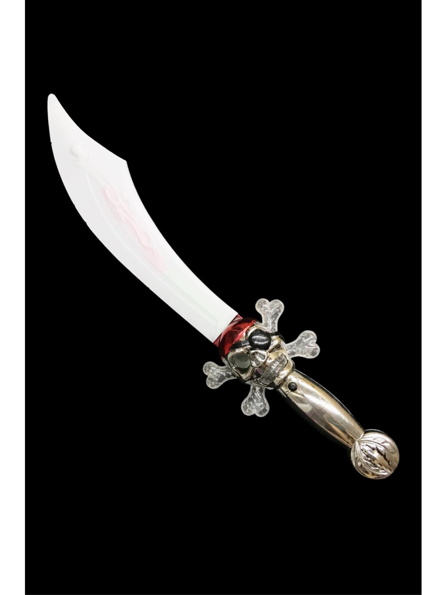 LED Light Up Curved Pirate Sword