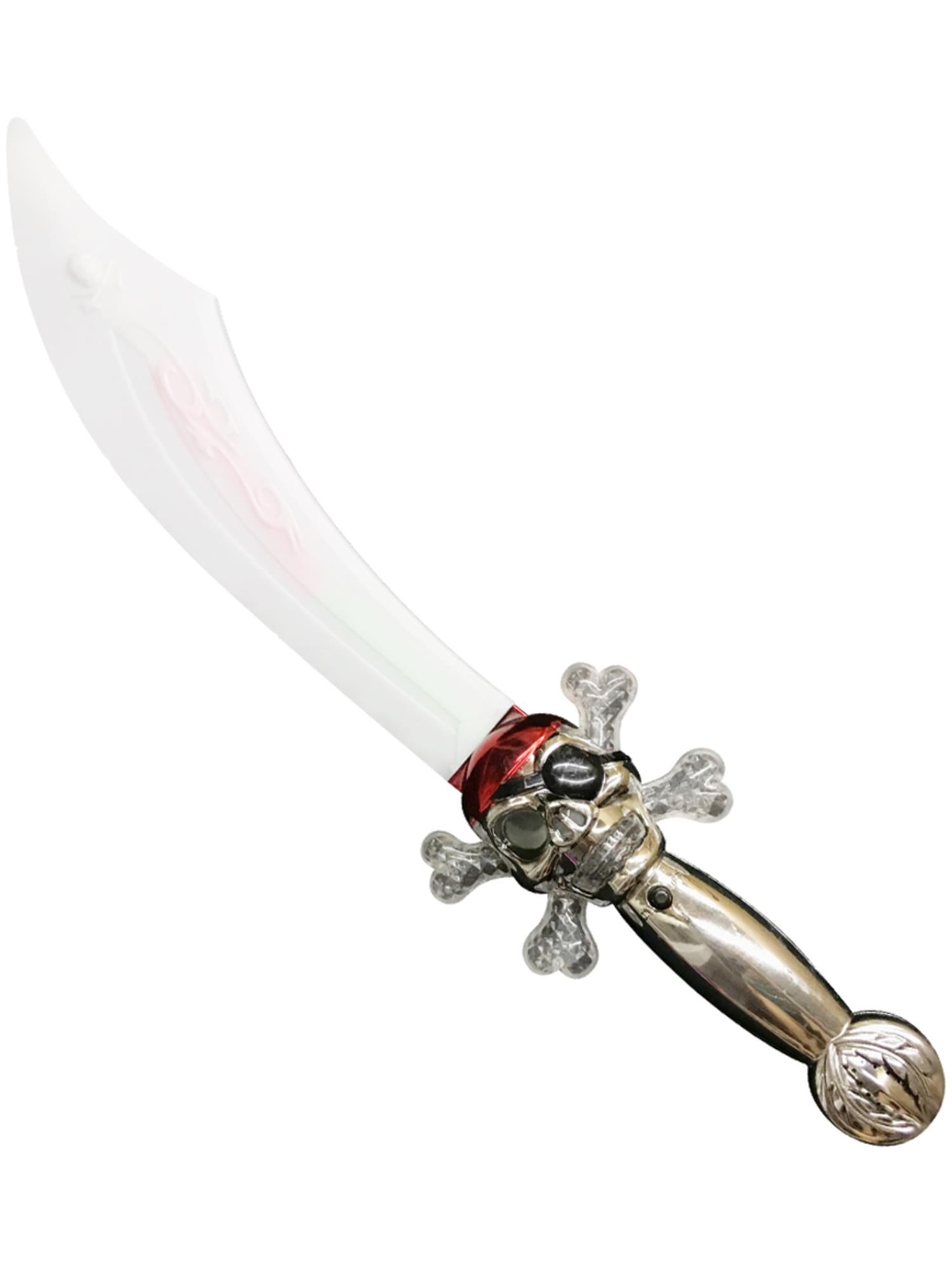 LED Light Up Curved Pirate Sword