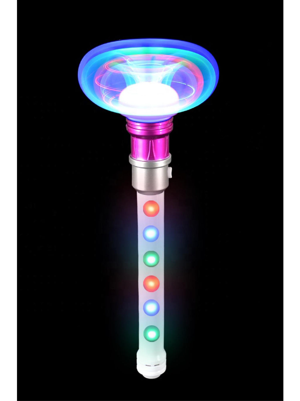 LED Light Up Colour Changing Magic Spinning Wand
