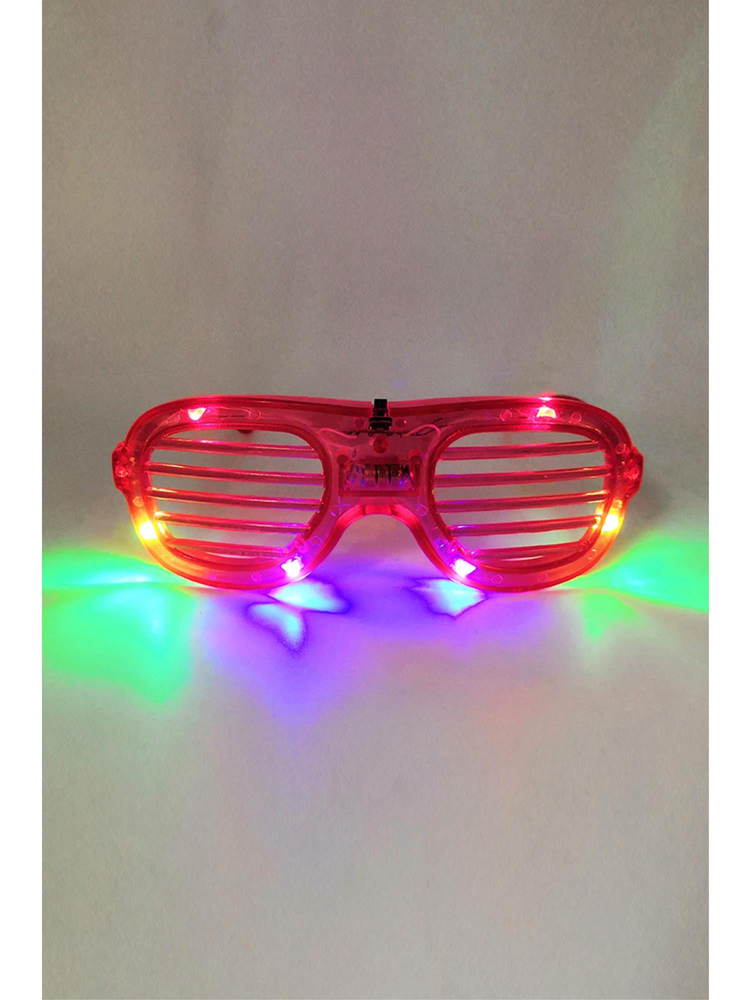 LED Light Up Shutter Glasses, Assorted