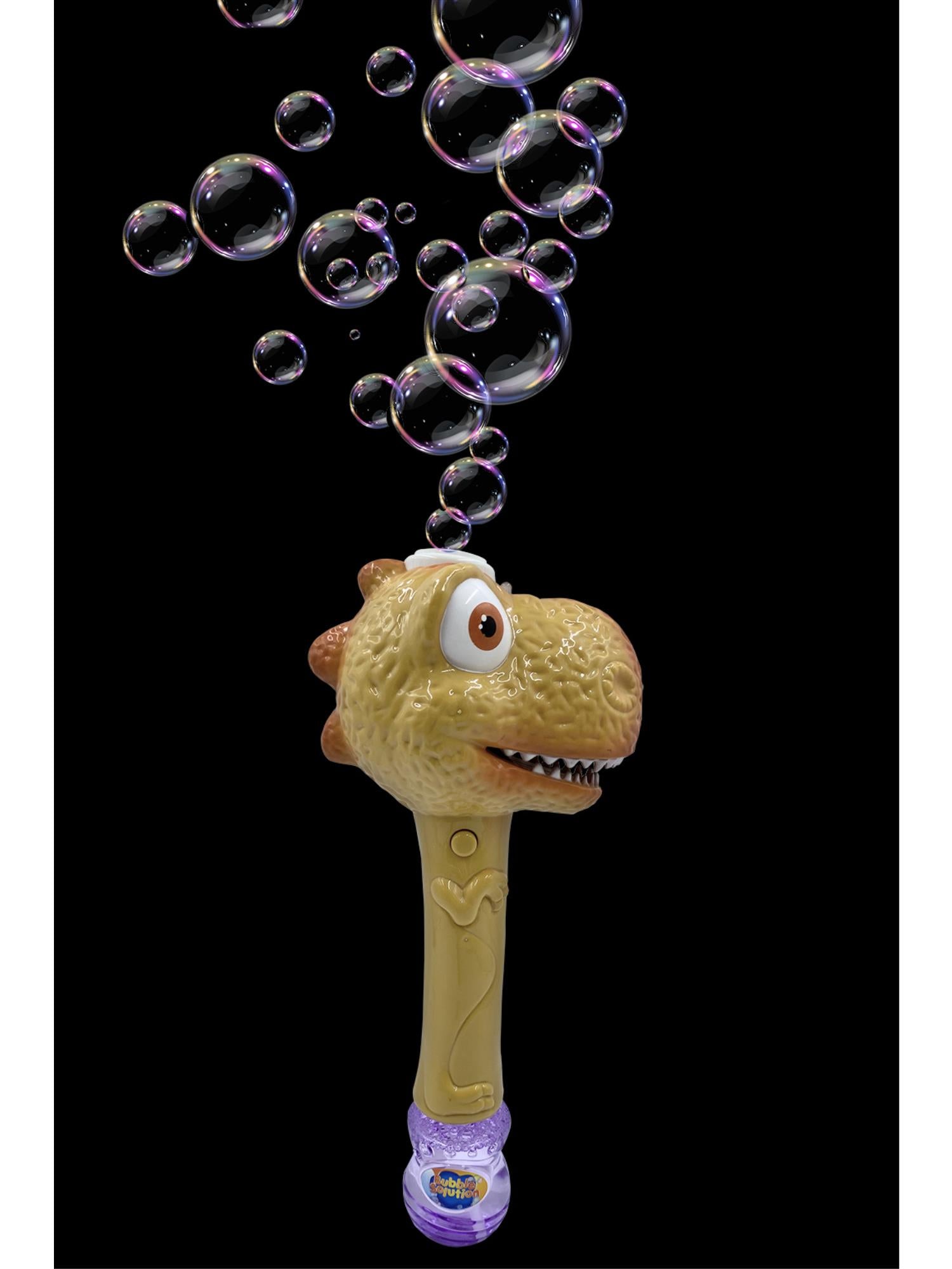 LED Light Up Dinosaur Bubble Wand