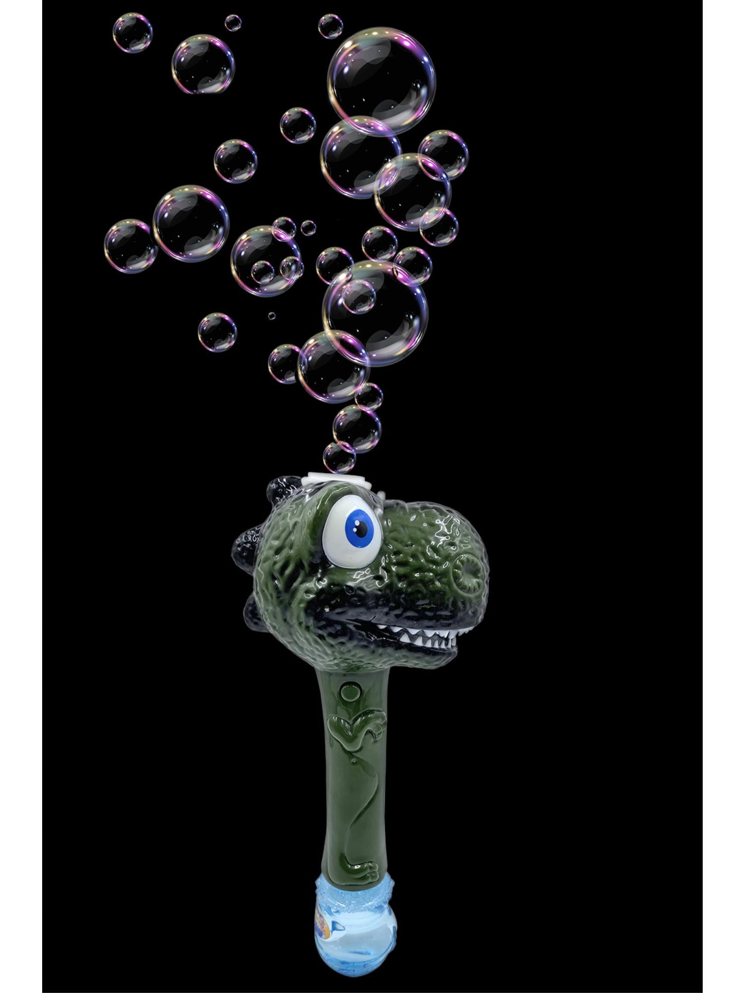LED Light Up Dinosaur Bubble Wand